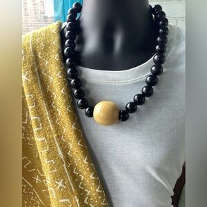 Men’s Afrocentric Wood Necklace🐆